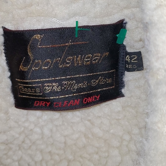 VTG 70's Sears Denim Sherling Trucker Coat - Picture 7 of 8